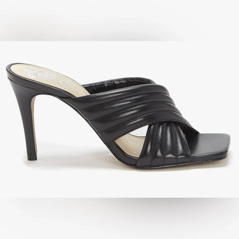 Vince Camuto Women's Sarendie Quilted Strap Sandal Slide size 6 - Picture 5 of 12